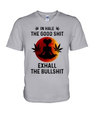 Inhale the good V-Neck T-Shirt tile