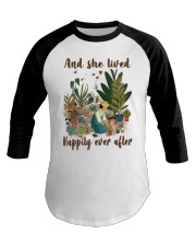 And she lived happily ever after Baseball Tee tile