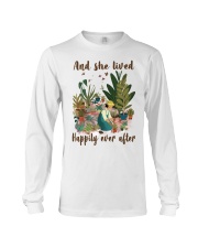 And she lived happily ever after Long Sleeve Tee tile