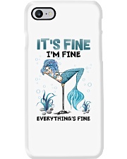 It's fine I'm fine Everything's fine Phone Case tile