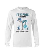 It's fine I'm fine Everything's fine Long Sleeve Tee tile