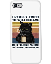 I really tried to well behave Phone Case tile