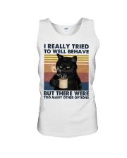 I really tried to well behave Unisex Tank tile
