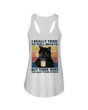 I really tried to well behave Ladies Flowy Tank tile