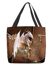 Dragon Leather Pattern Print All-over Tote front