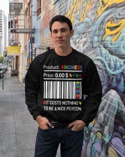 It costs nothing to be a nice person Crewneck Sweatshirt lifestyle-unisex-sweatshirt-front-2