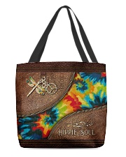 Hippie Soul Leather Pattern Print All-over Tote front