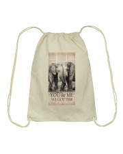 You and me we got this Drawstring Bag tile
