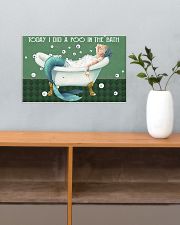 Today I did a poo in the bath 17x11 Poster poster-landscape-17x11-lifestyle-24
