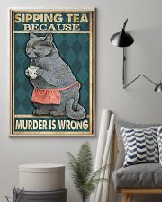 Sipping Tea 11x17 Poster lifestyle-poster-1