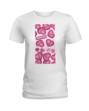 Breast cancer awareness Ladies T-Shirt tile