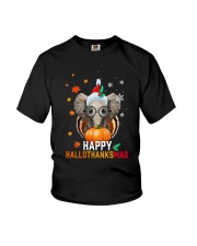 Happy Hallothanksmas Youth T-Shirt tile