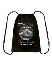 Being a mom is an honor Drawstring Bag tile