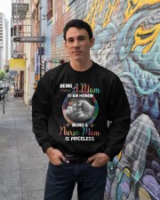 Being a mom is an honor Crewneck Sweatshirt lifestyle-unisex-sweatshirt-front-2