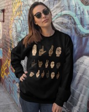 Blue lives Crewneck Sweatshirt lifestyle-unisex-sweatshirt-front-3
