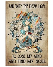 With the flow I go 11x17 Poster front