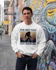 The best dad hunt Crewneck Sweatshirt lifestyle-unisex-sweatshirt-front-2