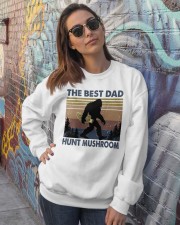 The best dad hunt Crewneck Sweatshirt lifestyle-unisex-sweatshirt-front-3