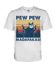 Pew Pew V-Neck T-Shirt tile