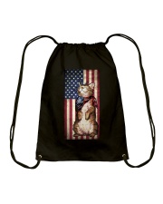 Independence day flag Drawstring Bag tile