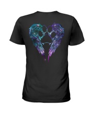Cat mom Ladies T-Shirt back