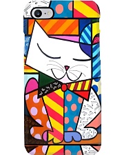 Colorful Cat Phone Case i-phone-8-case