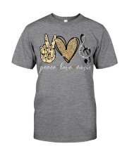 Peace Love Music Classic T-Shirt front