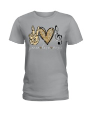 Peace Love Music Ladies T-Shirt tile