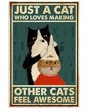 Just a cat who loves making other cats feel 11x17 Poster front
