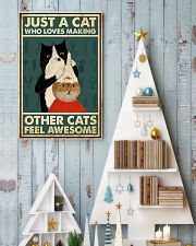 Just a cat who loves making other cats feel 11x17 Poster lifestyle-holiday-poster-2