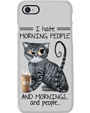 I hate morning people Phone Case tile