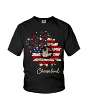 American flag sunflower Independence day Youth T-Shirt tile