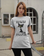 Please let me know Classic T-Shirt apparel-classic-tshirt-lifestyle-19