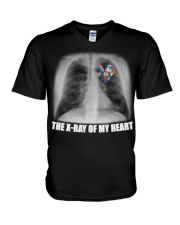 The X-ray of my heart V-Neck T-Shirt tile