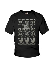 Meowy Christmas Youth T-Shirt tile