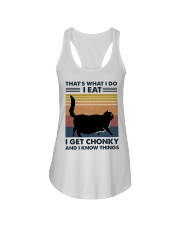 That's what I do Ladies Flowy Tank tile