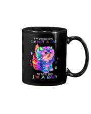 I'm telling you I'm not a cat Mug tile