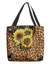 Sunflowers All-over Tote back