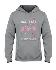 Sisters don't let sisters Hooded Sweatshirt tile