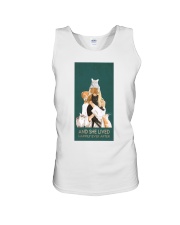 And she lived Unisex Tank tile