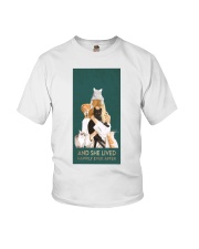 And she lived Youth T-Shirt tile