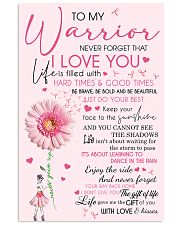 To my warrior 11x17 Poster front