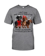 I don't care Classic T-Shirt front