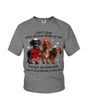 I don't care Youth T-Shirt tile