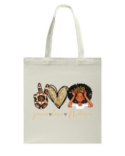 Peace Love Melanin - Printed apparels Tote Bag tile