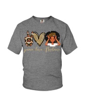 Peace Love Melanin - Printed apparels Youth T-Shirt tile