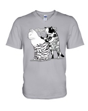Cats V-Neck T-Shirt tile
