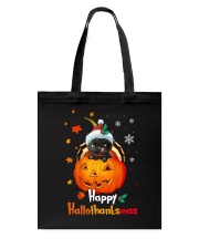 Happy Hallothanksmas Tote Bag tile