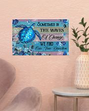 Sometimes in the waves of change 17x11 Poster poster-landscape-17x11-lifestyle-22