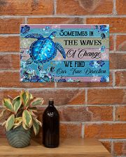 Sometimes in the waves of change 17x11 Poster poster-landscape-17x11-lifestyle-23